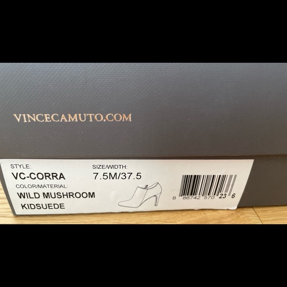 Suede Vince Camuto Ankle Boots - Size 7.5 - Picture 2 of 6